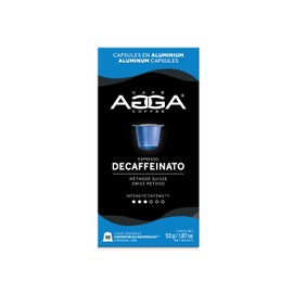 Cafe Agga - Decaffeinato Coffee Capsules - Medium Roast Espresso - 100% Arabica Bean - Fine and Delicate - Compatible with all Originaline Machines - 3/6 Intensity - Decaf - 6 x 10 Capsules/Box