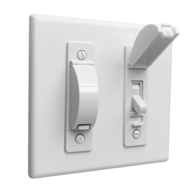 Wall Switch Guard, ILIVABLE Childproof Light Switch Plate Covers Protects