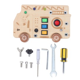 Light Up Switch Sensory Toy Simulation Learning Traffic Rules Exercise Hand Eye Coordination Early Educational Light Switch Sensory Board