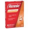 Rennie Indigestion & Heartburn Relief (No Added Sugar) Orange Chewable Tab X 24