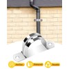 20 Pcs Pipe Clips 10mm,Caianwin Pipe Clamp Stainless Steel 304