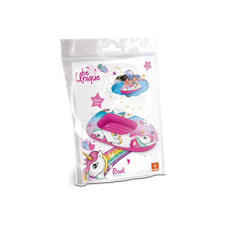 Mondo Toys - Unicorn Boat Inflatable Base - Inflatable Dinghy