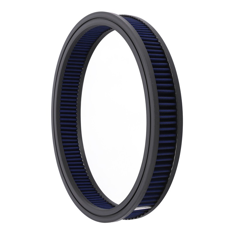 High Flow Round Air Filter Element Washable Reusable Air Cleaner
