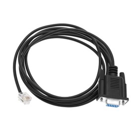 YINETTECH DB9 Serial RS232 to RJ11 RJ12 6P6C Adapter Cable Compatible with Sevo Drive Compatible with Leadshine Stepper Communication for APC PDU 940-0144A Cable Length 1.8M