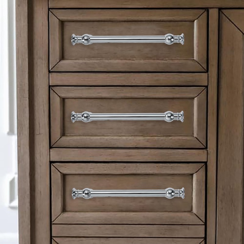 CABDM 10 Pack 5 Inch Hole Center Polished Chrome Cabinet