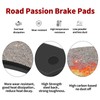 Road Passion Front and Rear Brake Pad Set Replacement for