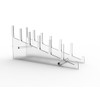 FixtureDisplays® Large Multiple Plate Display Rack Clear Holder 10748