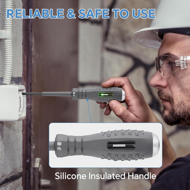 4 Pack Electrical Screwdriver and Circuit Tester - Electrician Screwdriver