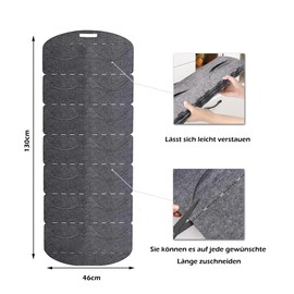 T TAKONE Faltbare Cap Huthalter Wand, Optimale Kappen Aufbewahrung mit 14 Taschen, Doppelte Reihe Baseballkappen-Organizer für sportliche Enthusiasten und Tür-Rückwand-Hutständer