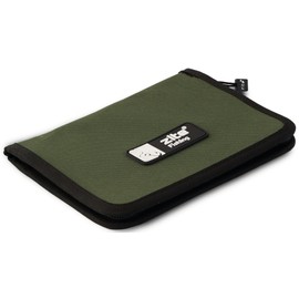 Zite Fishing Licence Bag - Document Bag & Fishing Paper Case 14 x 20 cm - Fishing Licence Pencil Case for Fishing & Fishing Cards - 2 Compartments + Pen Holder