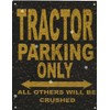 8X10in TRACTOR PARKING SIGN RUSTIC STYLE 8x10in 20x25cm CAR SHED