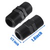10 Pcs Head Pipe Riser 1/2 Inch MPT Double Male