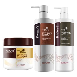 Karseell Mascarilla Capilar+shampoo+acondicionador 1500 Ml