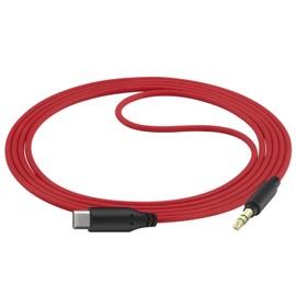 Geekria USB-C Digital to Audio Cable Compatible with Beats Solo 4, Skullcandy Crusher ANC 2, JBL Live 770NC Cable, Replacement Type-C Audio Cord (5.6 ft/1.7 m)