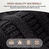 3 Pack Satin Lined Beanie for Women, Warm Slouchy Winter