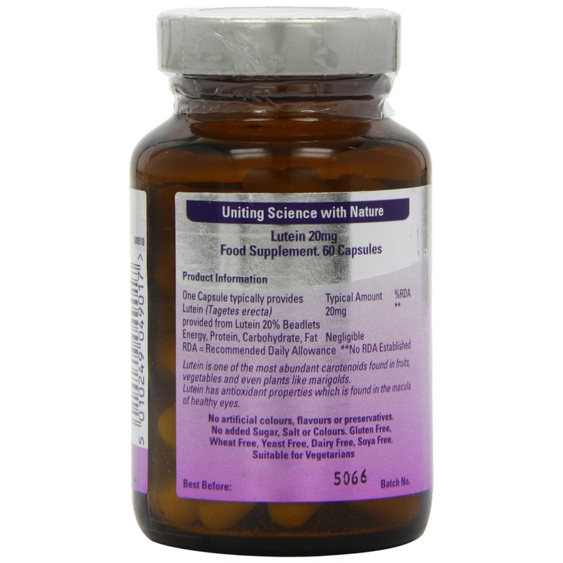 FSC 20mg Lutein - Pack of 60 Capsules