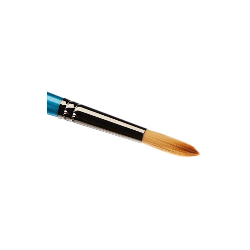 Daler-Rowney Aquafine Watercolour Brush, Soft Synthetic Hair, Short Handle, Round,