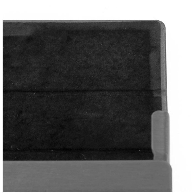 Megan 2451-07 Metal Glasses Case, Hard, Stylish, Square, Slim, Lightweight,