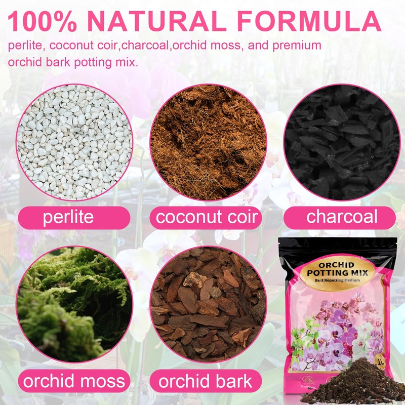 Doter Organic Orchid Potting Mix & Bark Blend 10qt -