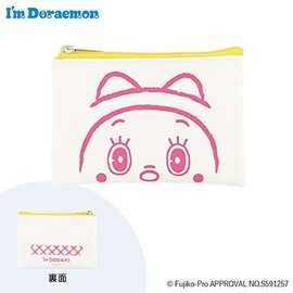 Flower Ring Doraemon I'm DORAMI Face Pouch, Dorami-chan (Pink), Accessory Case, DR-G0001-PK Approx. 3.9 x 4.7 inches (10 x 12 cm)