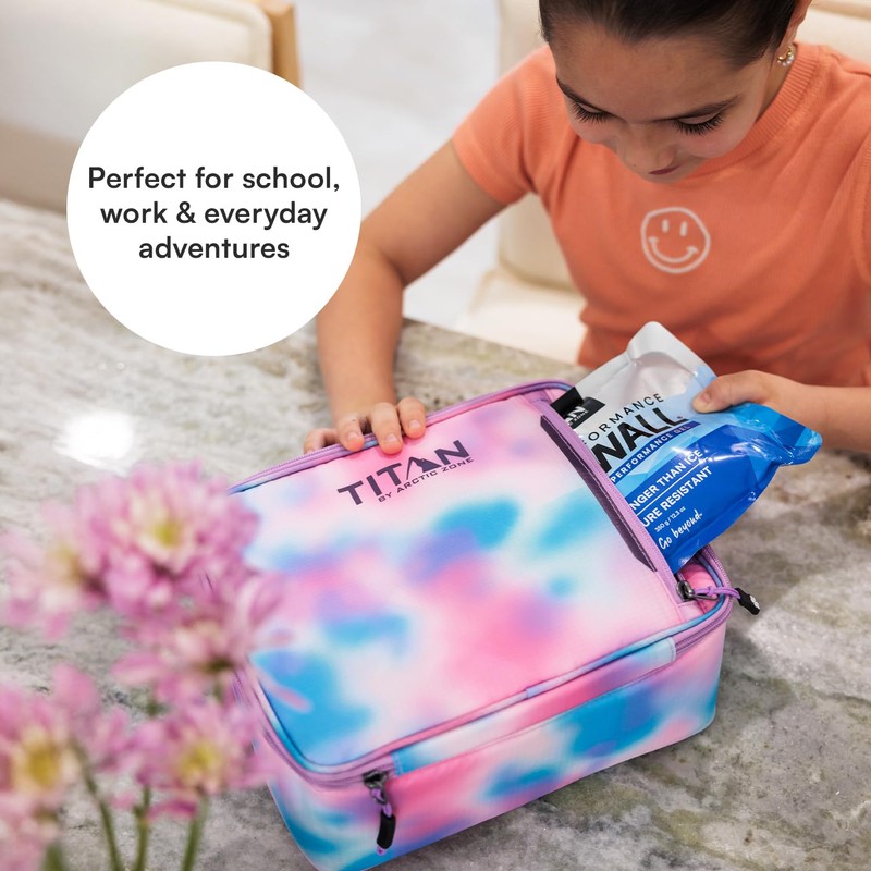 Titan Fridge Cold Lunch Box With 2 350g Ice Walls®,