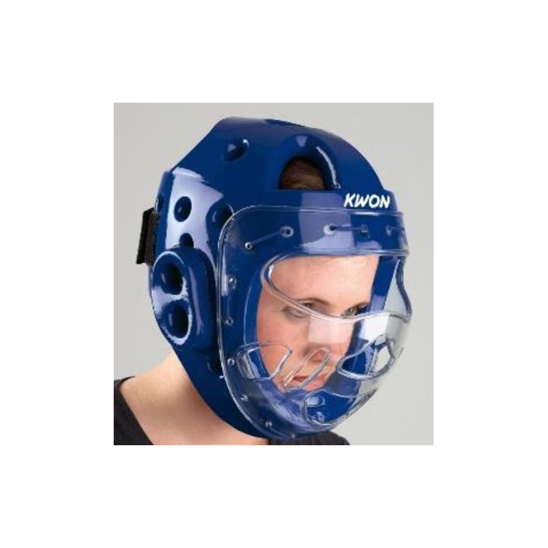 KWON KSL Headguard With Mask CE M Black