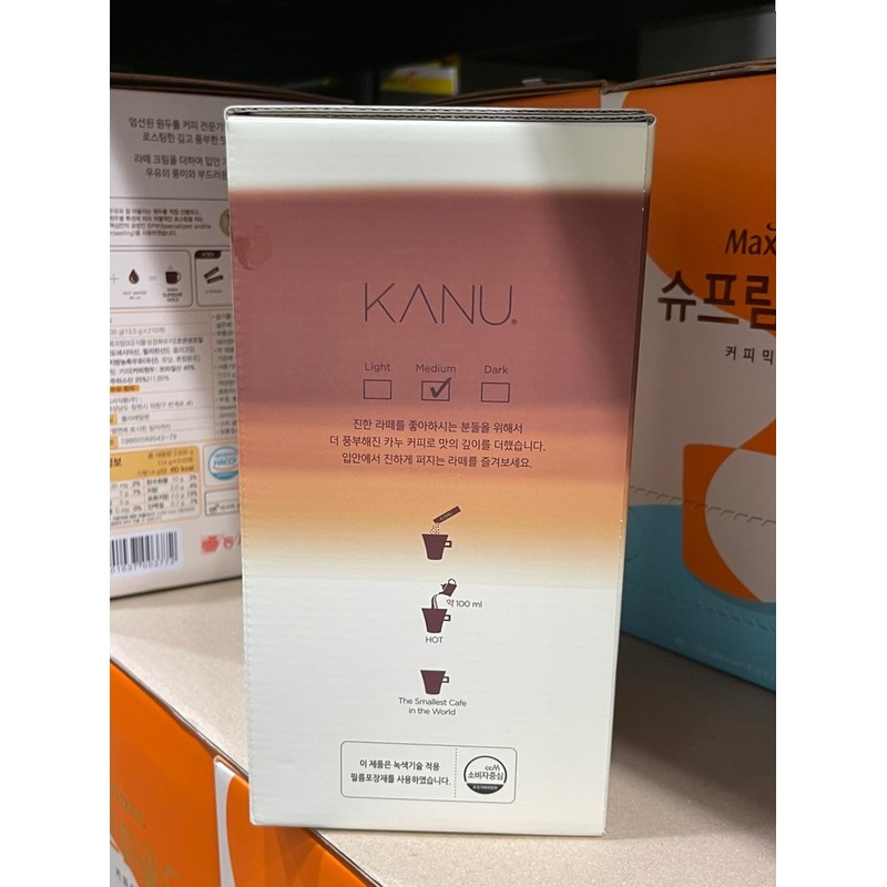 Kanu Double Shot 70T Latte Maxim Dongseo Food / 카누