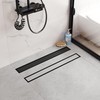 Neodrain 24-Inch Offset Linear Shower Drain with Tile Insert Grate
