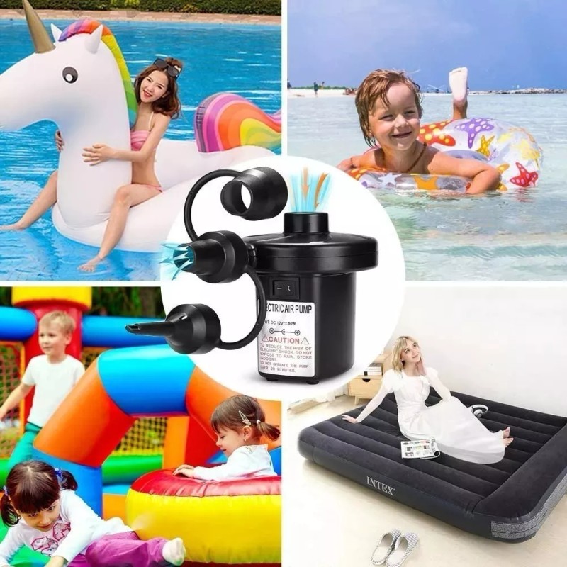 Espinope Inflador Eléctrico Ca Para Colchones Y Piscinas Inflables