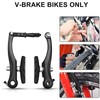 4 Pairs Black Bike Brake Pads, brake pads for bicycle,