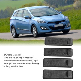 4Pcs Car Roof Rail Clip Rack Moulding Cover 87255A5000 Top Rail Rack Moulding Clip Cover For I20 I30