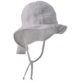 Sterntaler Baby Girl Hat with Tie Band Hat, White