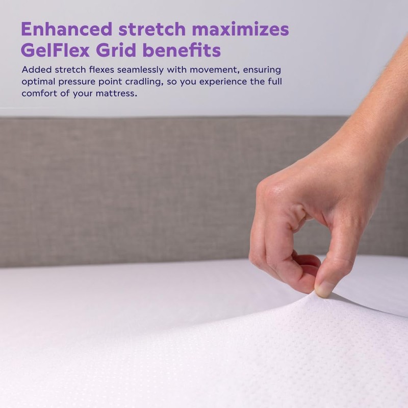 Purple Waterproof Mattress Protector – Full, Gold-Standard Protection, Comfort-First Design,
