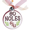Glory Haus, Collegiate Ceramic Christmas Puff Ornaments - Hand Painted