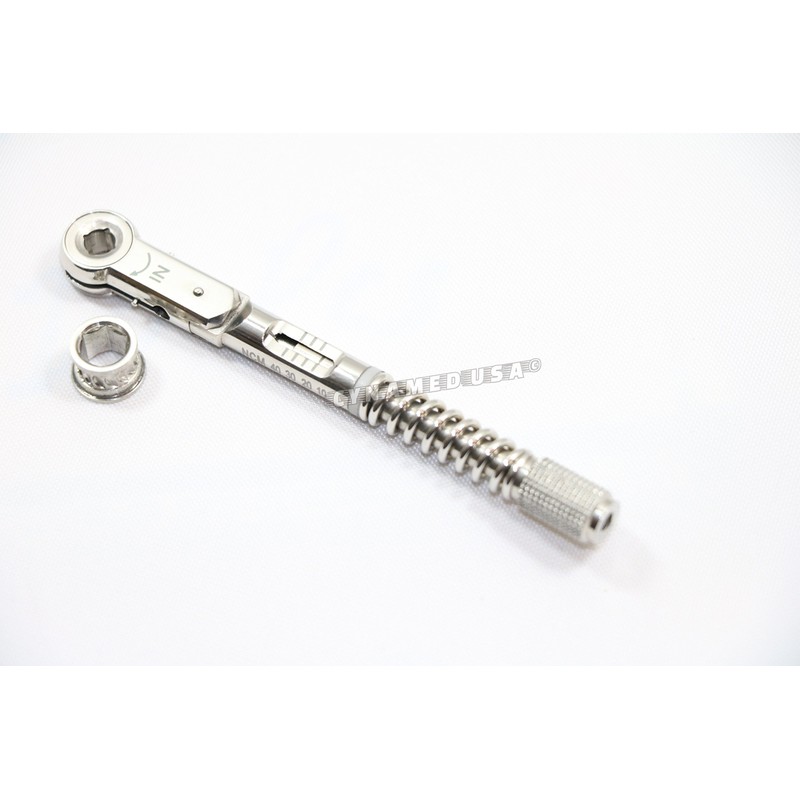SYNAMED USA GERMAN Universal Dental Implant Torque Wrench Ratchet 10-40