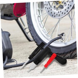 GRIRIW Motorcycle Tire Repair Kit Portable and Compact Puncture Fixing Tools Durable and Materials for Quick Repairs for Motorbikes Bikes