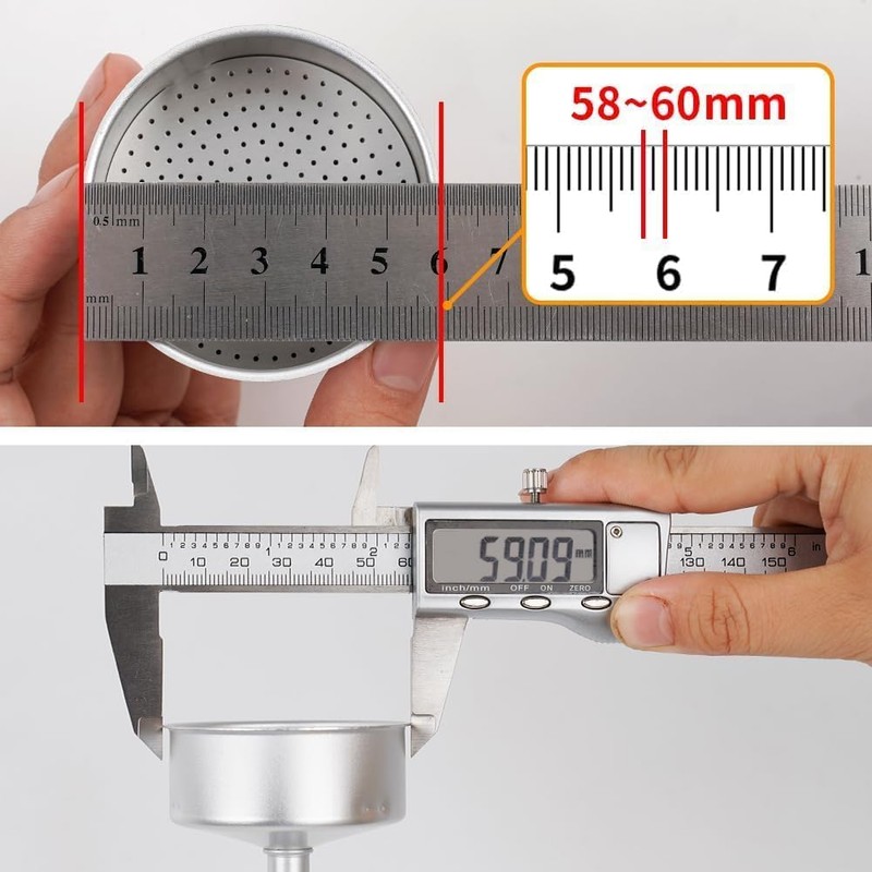 watchget Moka Pot Dosing Funnel, Espresso Coffee Dosing Funnel Plastic