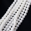 White Pearl Beads Bulk,600pcs 8mm Round Lvory Pearl Craft Beads