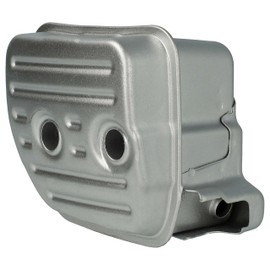 vhbw Exhaust Muffler Compatible with Stihl MS 231, MS 251, MS 231C, MS 251C Chainsaw - 11 x 8.4 x 6.5 cm, Silver