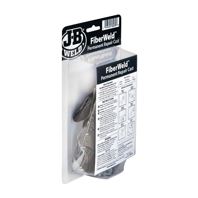 FiberWeld Permanent Repair Cast 2x36 Inch - High Strength Adhesive