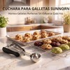 Mini cuchara para galletas de 1 cucharadita, cuchara para galletas