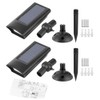 LED Solar Ground Insert Spotlights Waterproof Wall Lights Outdoor Landscaping