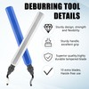 Deburring Tool, Pipe Deburring Tool with 2 handles and 10