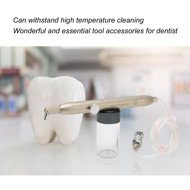 Dental Teeth Polisher Stainless Steel 4 Holes 360° Rotating Nozzle