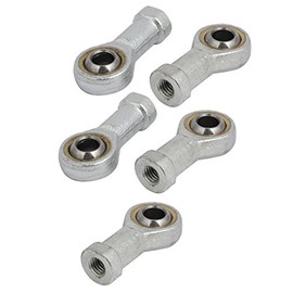 sourcing map 5pcs M10 Female Thread 45# Steel Joint Head Bearing Rod End Ball Joint