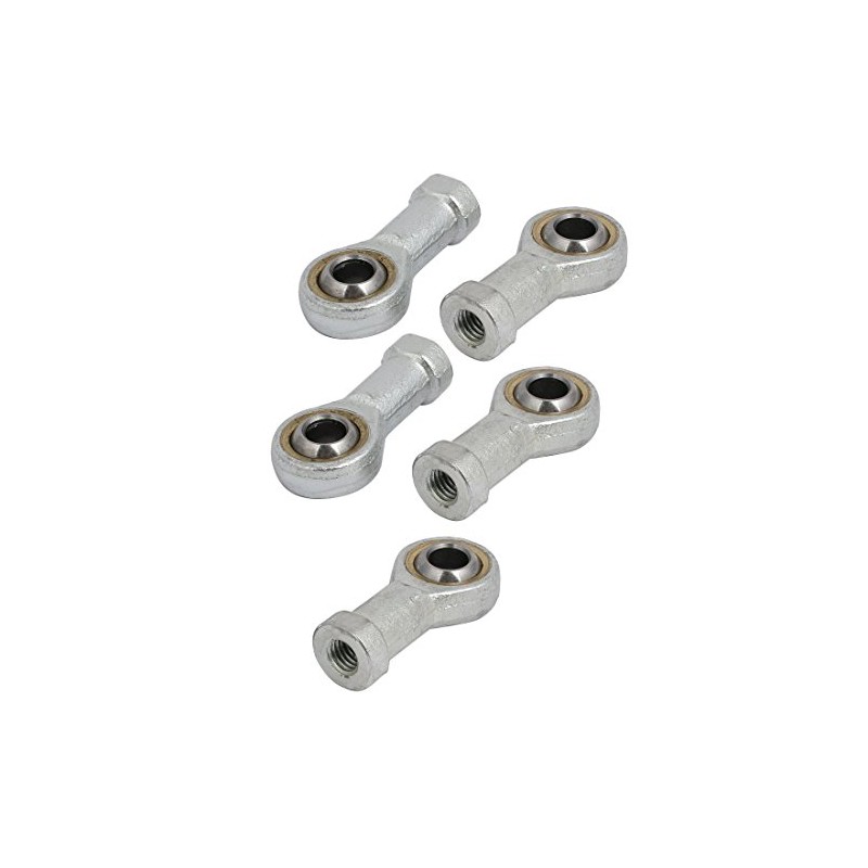 sourcing map 5pcs M10 Female Thread 45# Steel Joint Head