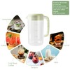 BPFY 0.6 Gallon 2.5 Litre Clear Plastic Pitcher with Lid,
