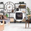 Healifty Quartz DIY Wall Clock Movement Mechanism, Battery Operated, Black,