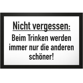 DankeDir! Drinking Beautiful Sign with Saying - Funny Gift for Him Gift Idea Birthday Gift Men Boys Party Decoration Accessories Joke Item JGA - Accessory Photo Box
