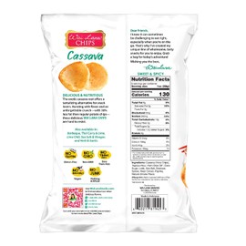 Cassava Chips – Sweet & Spicy (6 Pack of 3 Ounce Individual Bags) - Gluten Free, Non-GMO, Vegan, Zero Trans Fats – Wai Lana